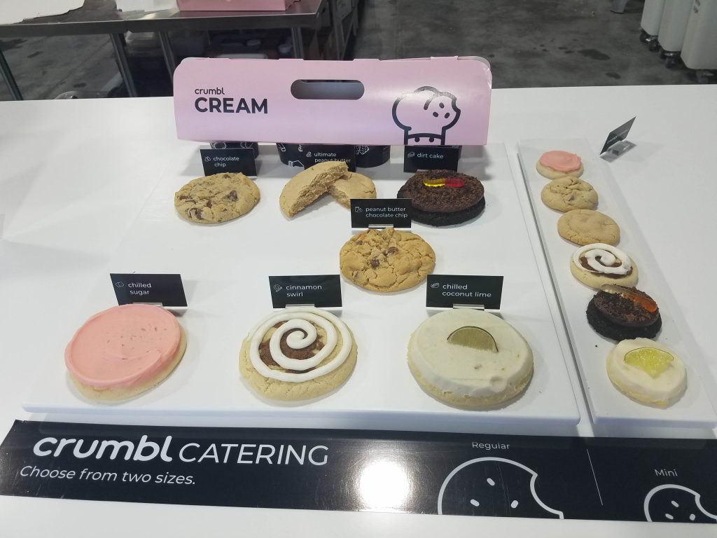 Picture of cookies at Crumbl Cookies